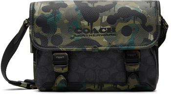 商品Coach | Khaki & Black League Hybrid Messenger Bag,商家SSENSE,价格¥1432图片