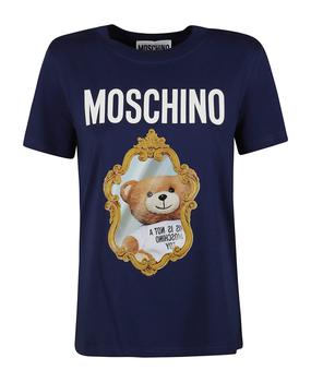 Moschino | Bear Print Regular Logo T-shirt商品图片,7.9折