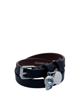 Alexander McQueen Double Wrap Skull Charm Bracelet product img