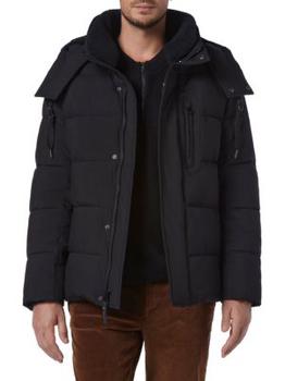 Marc New York by Andrew Marc | Howe Faux Fur Collar Puffer Jacket商品图片,4.4折