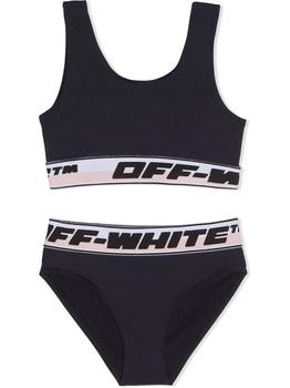 商品Off-White | Off-White Kids Black Logo Band Bikini,商家Italist,价格¥901图片