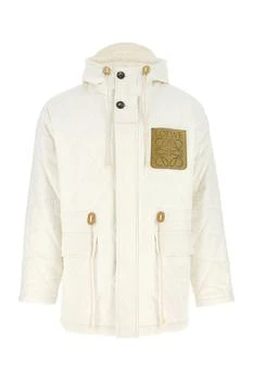 Loewe | Ivory cotton padded jacket White Loewe Uomo,商家品牌清仓区,价格¥6396