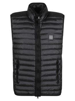 推荐Stone Island Logo Patch Padded Vest - Men商品