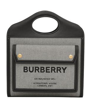 burberry tote, Burberry | Mini Horseferry Pocket Top-Handle Bag商品图片 