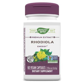 Nature's Way | Rhodiola Energy Vegan Capsules商品图片,满$80享8折, 满折