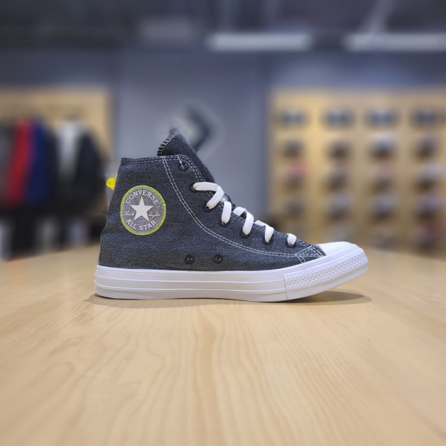 匡威直邮, Converse | 【韩国直邮|包邮包税】匡威 CHUNK TAYLOR ALL STAR RENUE 高腰 黑色 柠檬 BENOME 帆布鞋 168595C商品图片 额外9折, 包邮包税, 额外九折