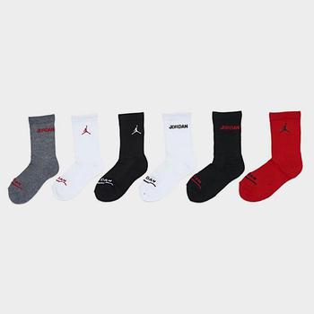 aj6, Jordan | Little Kids' Jordan Legend Crew Socks (6-Pack)商品图片 