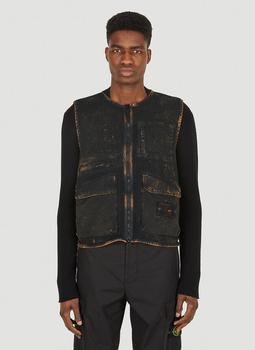 加拿大stone island jacket, Stone Island | Mesh Sleeveless Jacket in Black商品图片 5折