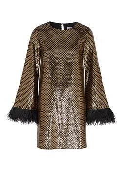 Borgo de Nor | Cocoa sequin-embellished mini dress,商家Harvey Nichols,价格¥7775