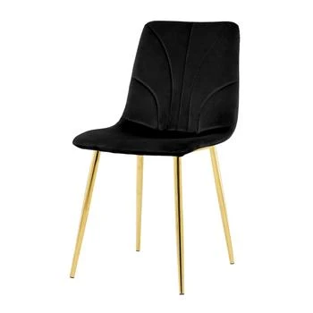 Streamdale Furniture | Streamdale Set of 4 Modern Black Dining Chairs,商家Premium Outlets,价格¥1935