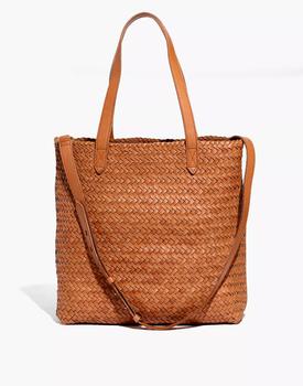 Madewell, Madewell | The Medium Transport Tote: Woven Leather Edition商品图片 8.7折×额外7折, 额外七折