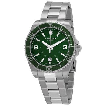 推荐Victorinox Maverick Quartz Green Dial Mens Watch 241934商品