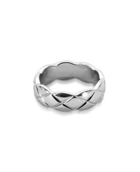 OMA THE LABEL | Nneoma 1/4" Ring in White Gold- Plated Brass,商家Macy's,价格¥381