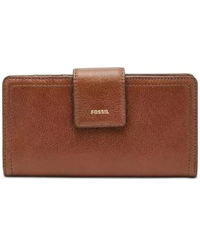 Fossil | Logan Leather RFID Tab Clutch Wallet,商家Macy's,价格¥425