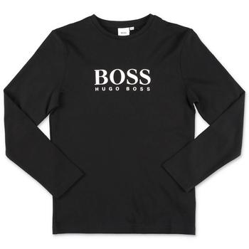 Hugo Boss | Нugо Воss Kids Logo Printed Long Sleeve T-Shirt商品图片,8.1折