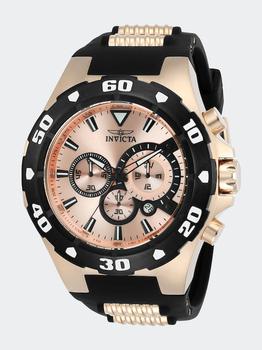 推荐Mens Pro Diver INV-24683 Rose-Gold Silicone Quartz Fashion Watch商品