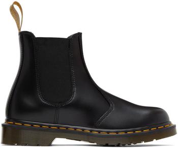 dr. martens切尔西北京, Dr. Martens | Black Vegan 2976 Chelsea Boots商品图片 