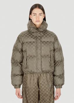 推荐Monogram Puffer Jacket in Khaki商品