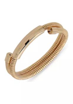 product Gold Tone Tension Wrap Coil Bracelet image