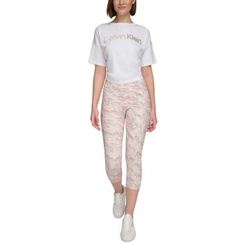 Calvin Klein | Women's Printed High-Waist Leggings商品图片,独家减免邮费