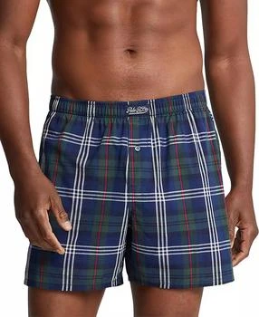 Ralph Lauren | Men's Plaid Single-Button Fly Boxers,商家Macy's,价格¥200