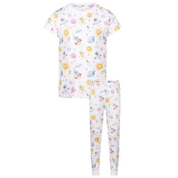 My Little Pie | Space print pajama set in white,商家BAMBINIFASHION,价格¥283