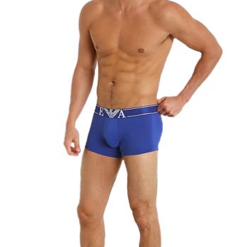 时尚阿玛尼内裤男装, Emporio Armani | EMPORIO ARMANI 男士蓝色平角内裤 111389-4A514-00033商品图片 满$100享9.5折, 满折