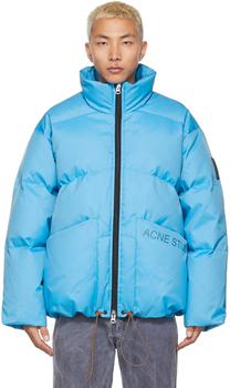 Acne Studios | Blue Down Logo Jacket商品图片,独家减免邮费