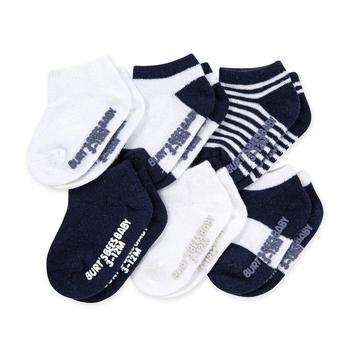商品Unisex Baby, 6-pack Ankle Socks With Non-slip Grips, Made With Organic Cotton图片