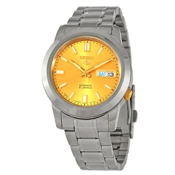 推荐Series 5 Automatic Gold Dial Men's Watch SNKK13J1商品