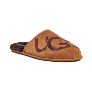 ugg拖鞋男鞋, UGG | Men's Scuff Logo Slipper商品图片 