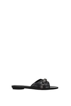 Balenciaga | Slippers and clogs Leather Black 7.1折