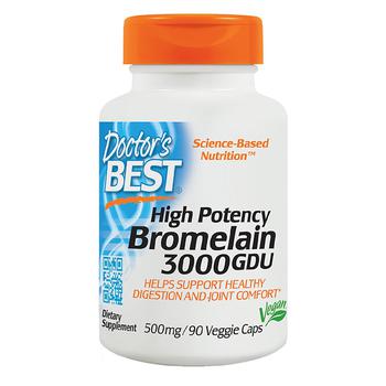 Doctor's Best | High Potency Bromelain 3000GDU商品图片,独家减免邮费