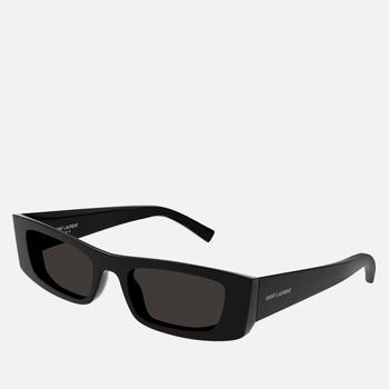 推荐Saint Laurent Rectangular Acetate Sunglasses商品
