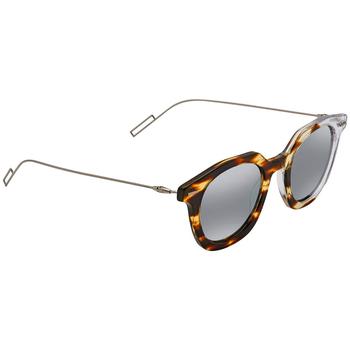 Dior | Sup Silver Mirror Round Mens Sunglasses DIORMASTER 0KRZ 47商品图片,2.7折