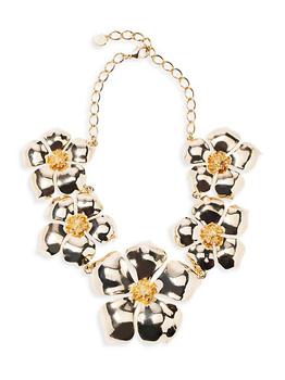 商品Goldtone Flower Necklace图片