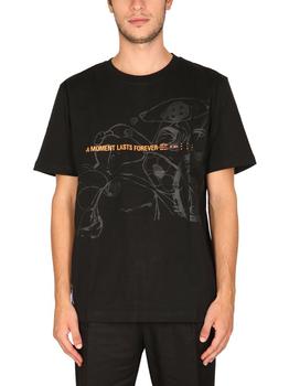 推荐McQ Alexander McQueen Logo Printed Crewneck T-Shirt商品