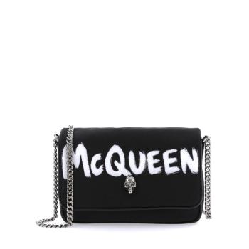 推荐ALEXANDER MCQUEEN 女士黑色单肩包 666120-16XAB-1050商品