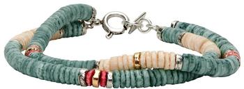 商品Isabel Marant | Green Heishi Bracelet,商家SSENSE,价格¥395图片