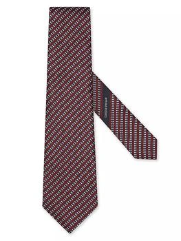 Zegna | Cinque Pieghe Silk Tie,商家Saks Fifth Avenue,价格¥2701