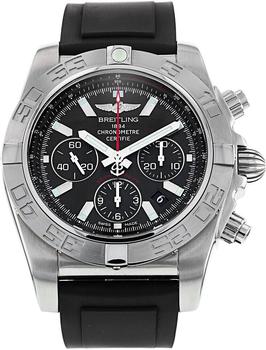 商品Chronomat Chronograph Automatic Chronometer Black Dial Men's Watch AB011010/BB08.131S.A20SS.1图片