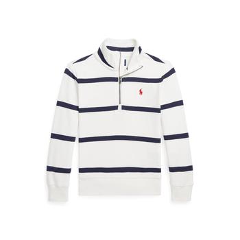 推荐Striped Cotton Interlock Pullover (Little Kids)商品