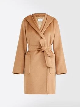 推荐MAX MARA camel colour robe coat商品