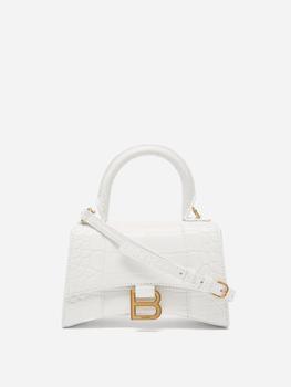 巴黎世家沙漏包真假, Balenciaga | Hourglass XS crocodile-effect leather bag商品图片 