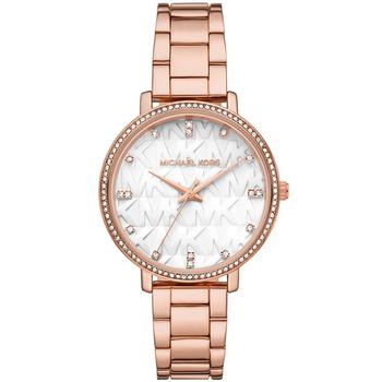 mk手表, Michael Kors | Women's Pyper Rose Gold-Tone Stainless Steel Bracelet Watch 38mm商品图片 
