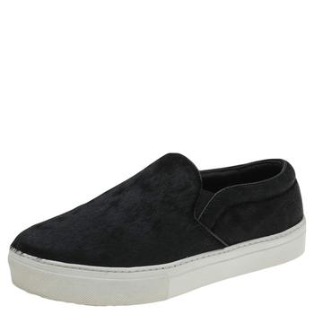 [二手商品] Celine | Celine Black Pony Hair Slip On Sneakers Size 40商品图片,7.6折, 满1件减$100, 满减