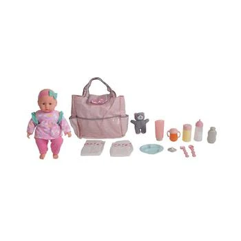Redbox | Dream Collection 14" Pretend Play Baby Doll With Diaper Bag Accessories Set,商家Macy's,价格¥158