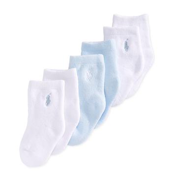 商品Ralph Lauren | Ralph Lauren Baby Boys Full Terry Crew Socks 3-Pack,商家Macy's,价格¥112图片