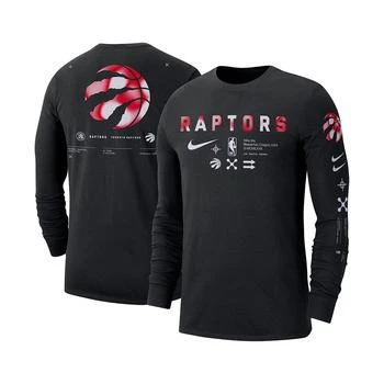NIKE | Men's Black Toronto Raptors Essential Air Traffic Control Long Sleeve T-shirt,商家Macy's,价格¥244