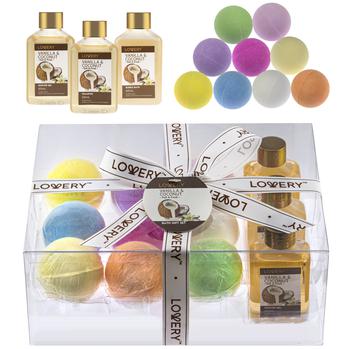 推荐Lovery Bath Boms Gift Set for Women - 9 oversized scented bath bombs plus商品